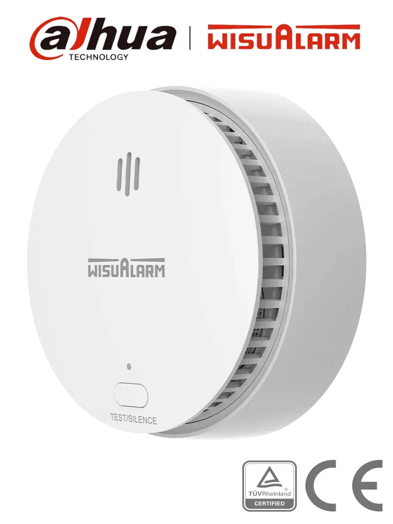 Detector de Humo DAHUA DHI-HY-SA20A con Sensor Fotoeléctrico y Alarma Sonora