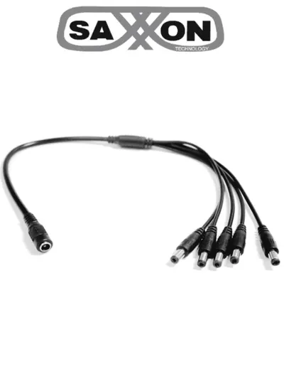Divisor de energía SAXXON PSUWB08 para conectar hasta 5 cámaras