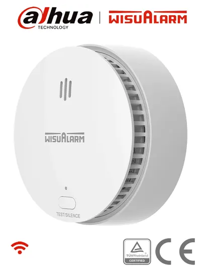 Detector de Humo WiFi DAHUA DHI-HY-SA2FA con Alarma de 85dB y Notificaciones Móviles