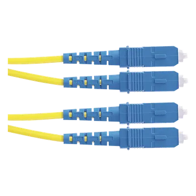 Jumper de Fibra Óptica Monomodo / OS2 9/125 / SC-SC Duplex / OFNR Riser / LSZH / 5 m (16.40 pies) / Amarillo