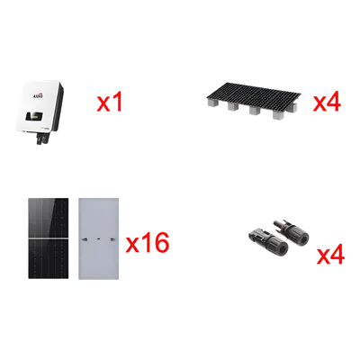 Kit solar de interconexión AFORE HNS10000TLKIT1 de 10 kW a 220 Vca