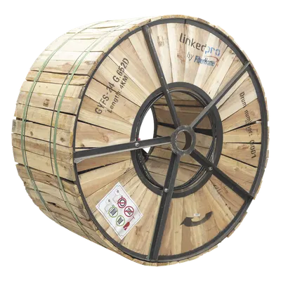 Cable de fibra óptica LINKEDPRO BY FIBERHOME GYFS-24C/4KM de 24 hilos
