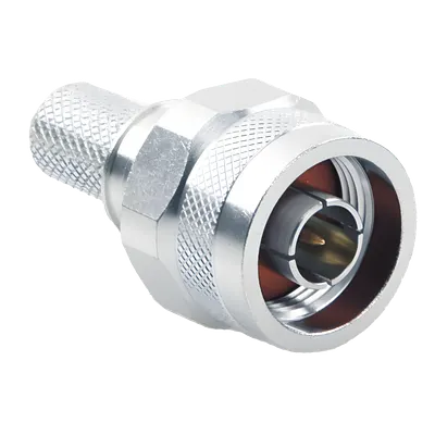 Conector coaxial N macho RF Industries RFN-1006-49I para cables LMR-400