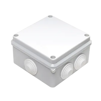 Caja de Conexiones / IP65 / IK07 / 7 Entradas / 100 x 100 x 70 mm / ABS / Tornillería Incluida
