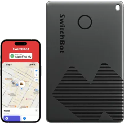 Localizador de billetera SwitchBot SWITCHBOTWFC con Apple Find My