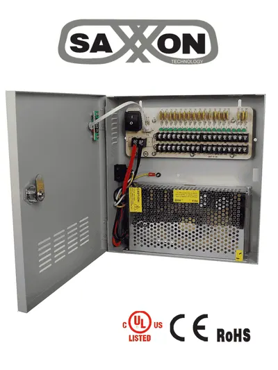 Fuente centralizada SAXXON PSU1220-D18 para 18 cámaras CCTV