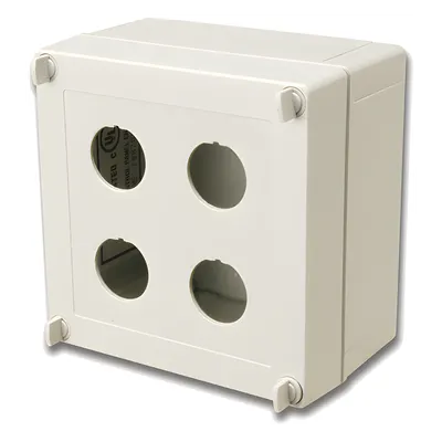 Caja Industrial de Conexión / IP66/IP67 NEMA 4X / 4 Puertos Cobre o Fibra / 48 Fibras / 5.1 x 5.1 x 3.2 in