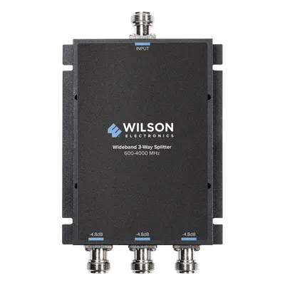 Divisor de señal WilsonPRO 859-112 de 3 salidas y 600-4000 MHz