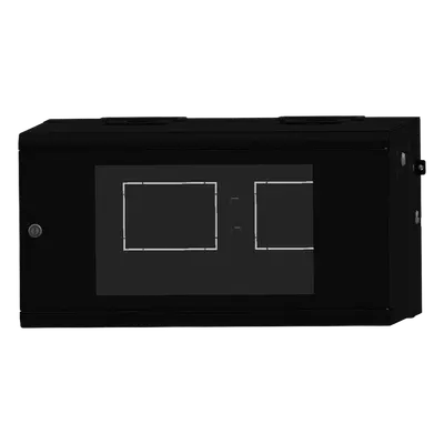 Gabinete rack de pared LINKEDPRO SR-19-06-GAPV5 de 6U con puerta de vidrio