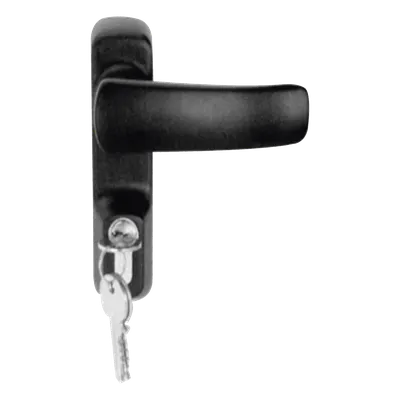 Manija para Barra de Emergencia / Zamak / Plata / Puerta 40-70 mm / Apertura Reversible / 1.57-2.76 in