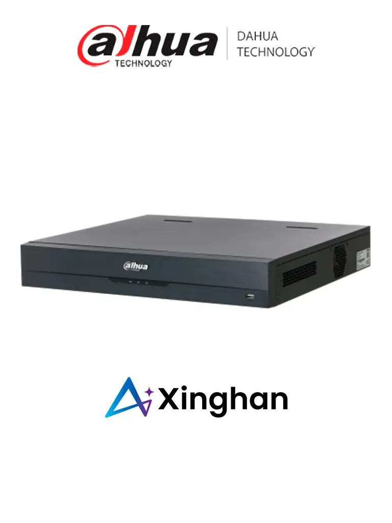 Grabador NVR Dahua DHI-NVR5416-16HP-EI2 de 16 canales con PoE