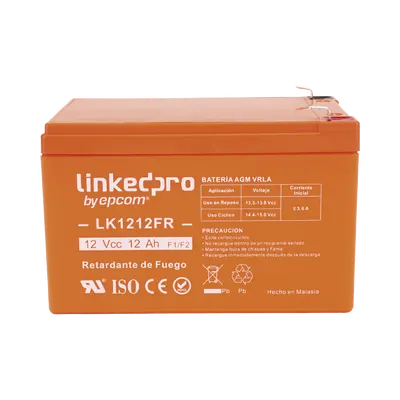 Batería de respaldo LINKEDPRO LK1212FR AGM-VRLA de 12 V y 12 Ah
