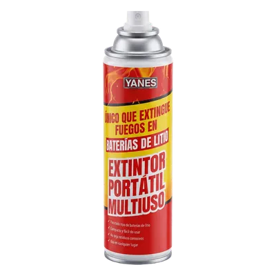 Extintor Aerosol VICTORY 359004 250 ml, 35 s de descarga y alcance 2 m