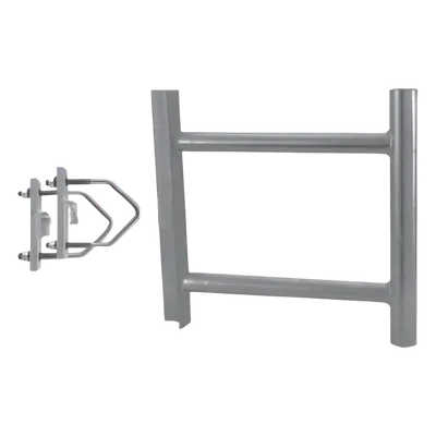 Soporte lateral en H / Separación 38 cm (15 in) / Acero galvanizado / Torres 1.5' a 3.5' / Incluye 2 abrazaderas ANTC484