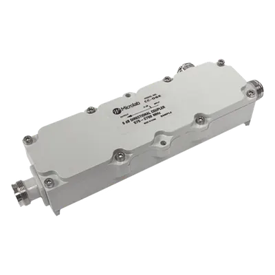 Acoplador direccional / 8dB / 575-2700MHz / 300W AVG / -161 dBc PIM / 4.3-10 IP67