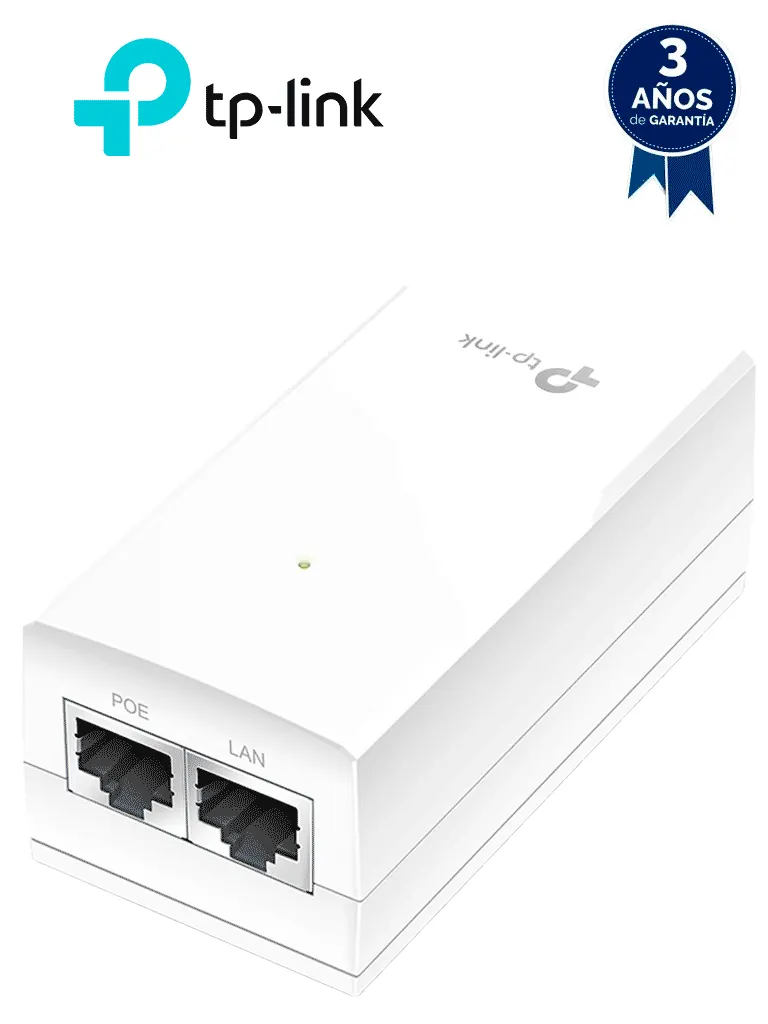 Adaptador PoE TP-LINK POE2412G de 24 V con puertos Gigabit