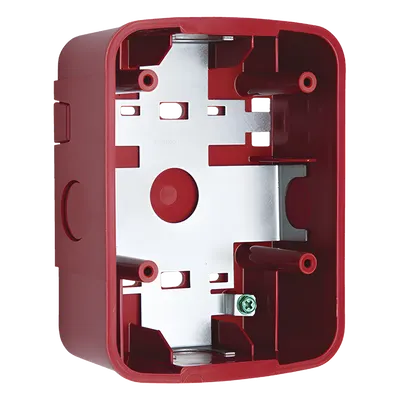 Caja de Montaje SYSTEM SENSOR SBB-SPR-L para Bocina y Estrobo, Color Rojo