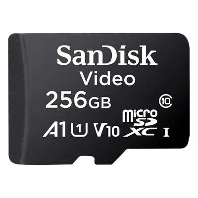 Memoria microSD SanDisk SDSDQAS5-256G-BP de 256 GB para videovigilancia