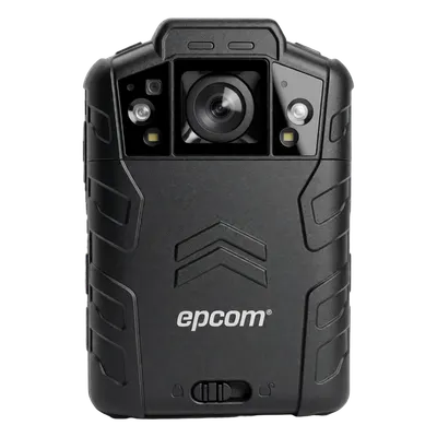 Cámara corporal EPCOM XMRX5-V2 con video 4 MP y visión IR