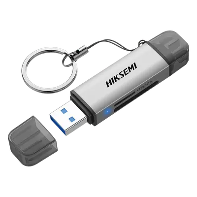 Lector de tarjetas HIKSEMI HS-HUB-CR01 con USB-A y USB-C