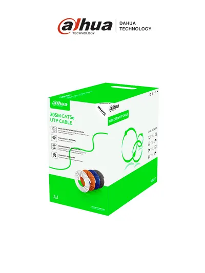 Cable UTP Cat5e Dahua DH-PFM922I-5EUN-C para redes y video