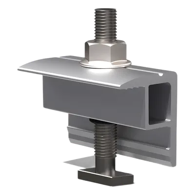 Abrazadera final BASEL N00014 para módulos solares de 30 a 40 mm