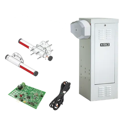 Barrera Vehicular / Uso Continuo / Motor 1/2 HP / Brazo 4 m (13.1 ft) / Sensor de Masa / 115 VAC