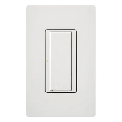 Interruptor Inalámbrico On/Off / 6 A Iluminación / 1/10 HP Ventiladores / 120 V / Requiere Neutro / Compatible con Hub Vive