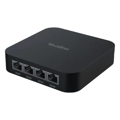 Switch PoE YEALINK RCH40-E2 para videoconferencia, 4 puertos y 90 W