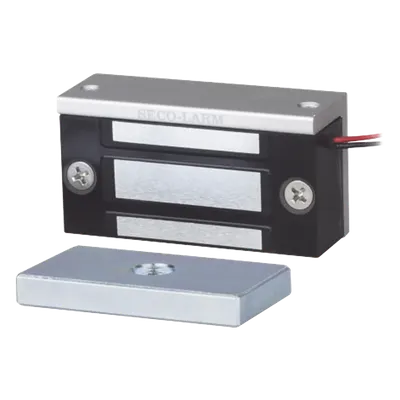 Chapa Magnética / 36 kg (80 lbs) / 12~24 VDC / Miniatura 70x31x19 mm / Protección MOV / Sin Magnetismo Residual / Montaje Completo