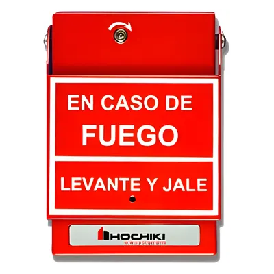 Estación de Jalón HOCHIKI HPS-DAH/S Doble Acción, Contactos N/O 10 A, Metálica