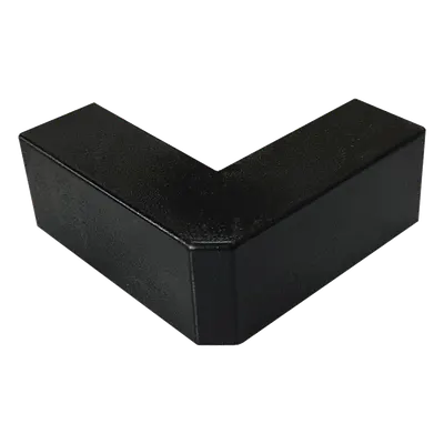 Esquinero exterior THORSMAN TMK-1720-EE-N de PVC negro