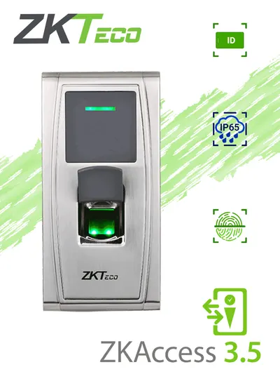 Lector biométrico ZKTeco MA300AC35 para control de acceso IP65