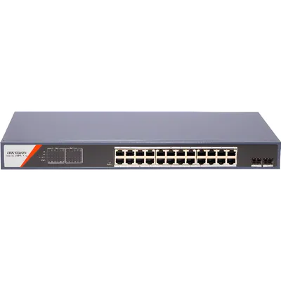 Switch PoE+ Hikvision DS-3E1526P-SI-24P2F de 24 puertos Gigabit