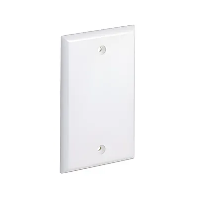 Placa de pared ciega PANDUIT CPNIW en ABS blanco mate