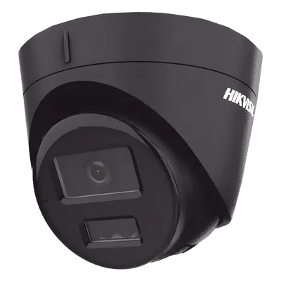 Cámara turret Hikvision DS-2CD1343G2-LIUF/BLACK de 4 MP con Dual Light