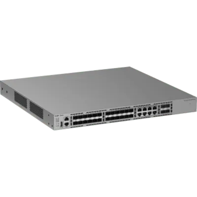 Switch Ethernet 10GE / 24 Puertos 1GE SFP + 4 Puertos 1GE/2.5GE/10GE SFP+ / Capacidad 128 Gbps / Reenvío 95.232 Mpps / CPU Quad Core ARMv8 Cortex-A72 / 1 RU / Alimentación Redundante / VSU / Capa 3 / Línea Cybrey