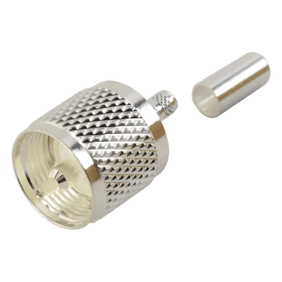 Conector UHF macho RF Industries RFU-505-ST para RG-58/U y RG-142/U