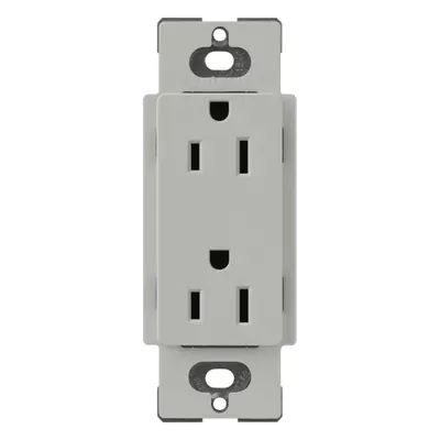 Receptáculo dúplex / 15 A / 125 V / Uso doméstico y comercial / Diseño compacto