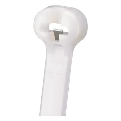 Cincho Dome-Top / 12.0' (305mm) largo / 4.7mm ancho / Nylon 6.6 / Color Natural / 1000 piezas