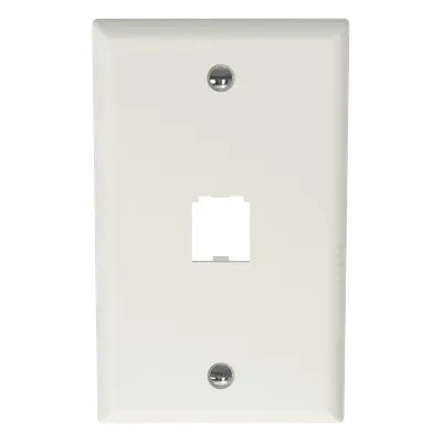 Placa de pared PANDUIT CFP1IW Mini-Com de 1 puerto, blanca