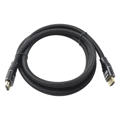 Cable HDMI / 4K Ultra HD / 1.8 m (5.9 ft) / Triple Blindaje Trenzado / Conectores Oro 24K / 120-480 Hz