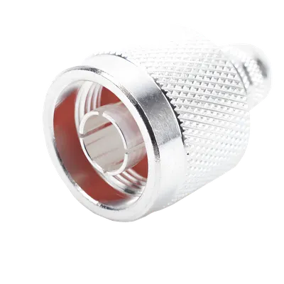 Conector RF N Macho / Crimp / Grupo de Cable F / Frecuencia 11 GHz / Impedancia 50 Ω / PTFE