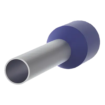 Férula aislada Panduit FSD80-12-D de 14 AWG y clavija de 12 mm