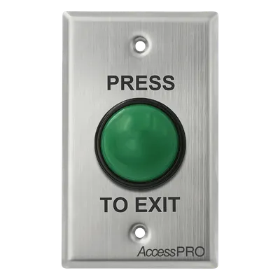 Botón de emergencia AccessPRO APB-870M5-W para exterior IP66