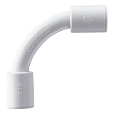 Curva para tubería CHAROFIL DX43116 IP67 de 16 mm, gris