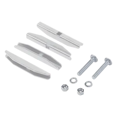 Kit de Empalme para Escalerilla / Acero Calibre 12 / 2.66 mm / Recubierto en Polvo Blanco / 1.02 lb (0.46 kg)