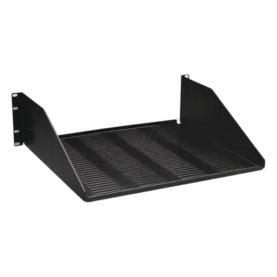 Charola para Rack / Ventilada / 3UR / Aluminio 2.5mm / 22.7kg / 438mm / 19in