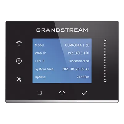 Conmutador IP-PBX Grandstream UCM6304A híbrido para 1000 usuarios