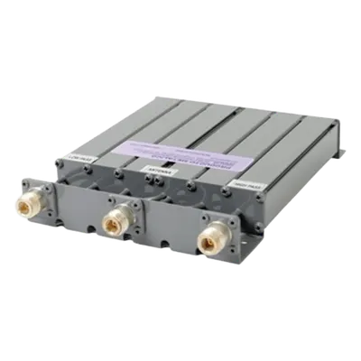 Duplexer / 6 Cavidades / UHF 440-470 MHz / 50 W / 5 MHz Separación / 80 dB Aislamiento / Conectores N Hembra